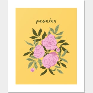 Peonies Posters and Art